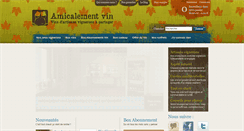 Desktop Screenshot of amicalementvin.com